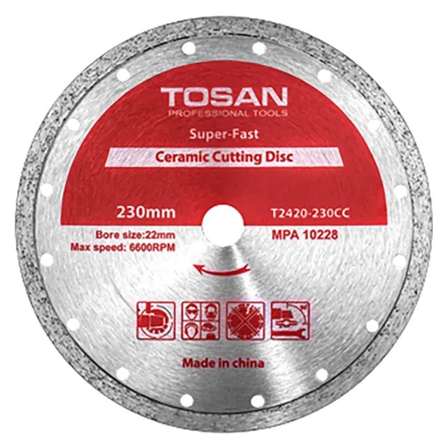 تصویر از تیغه سرامیک بر توسن 230